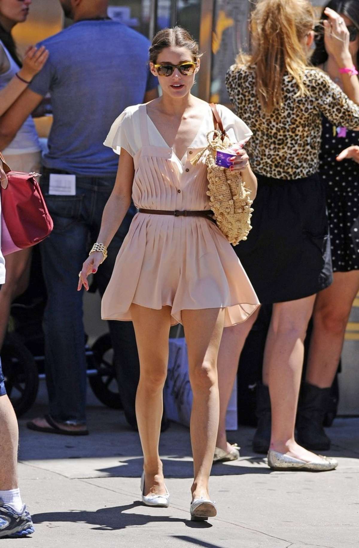 Olivia Palermo in a short dress